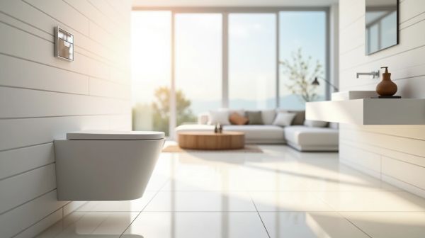 Installer des WC suspendus pour un design moderne et gain de place