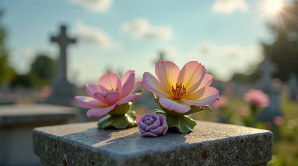 Personnalisez votre cimetière avec des fleurs céramiques durables